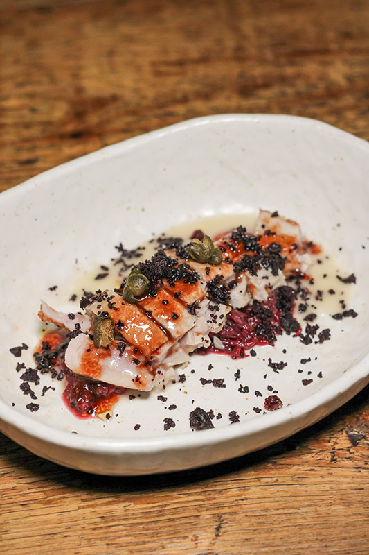 Charred octopus